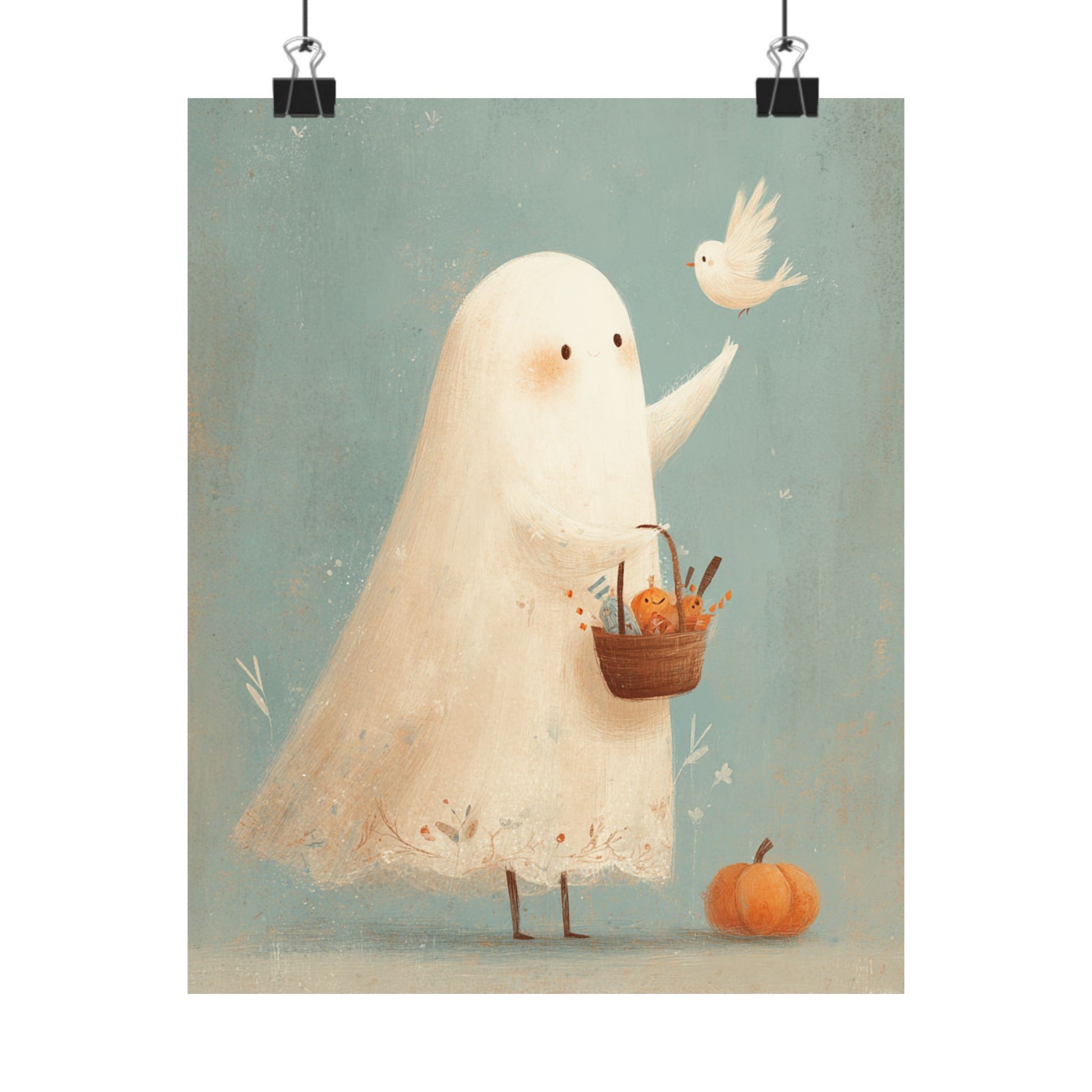 Halloween Matte Poster - Ghost Treats