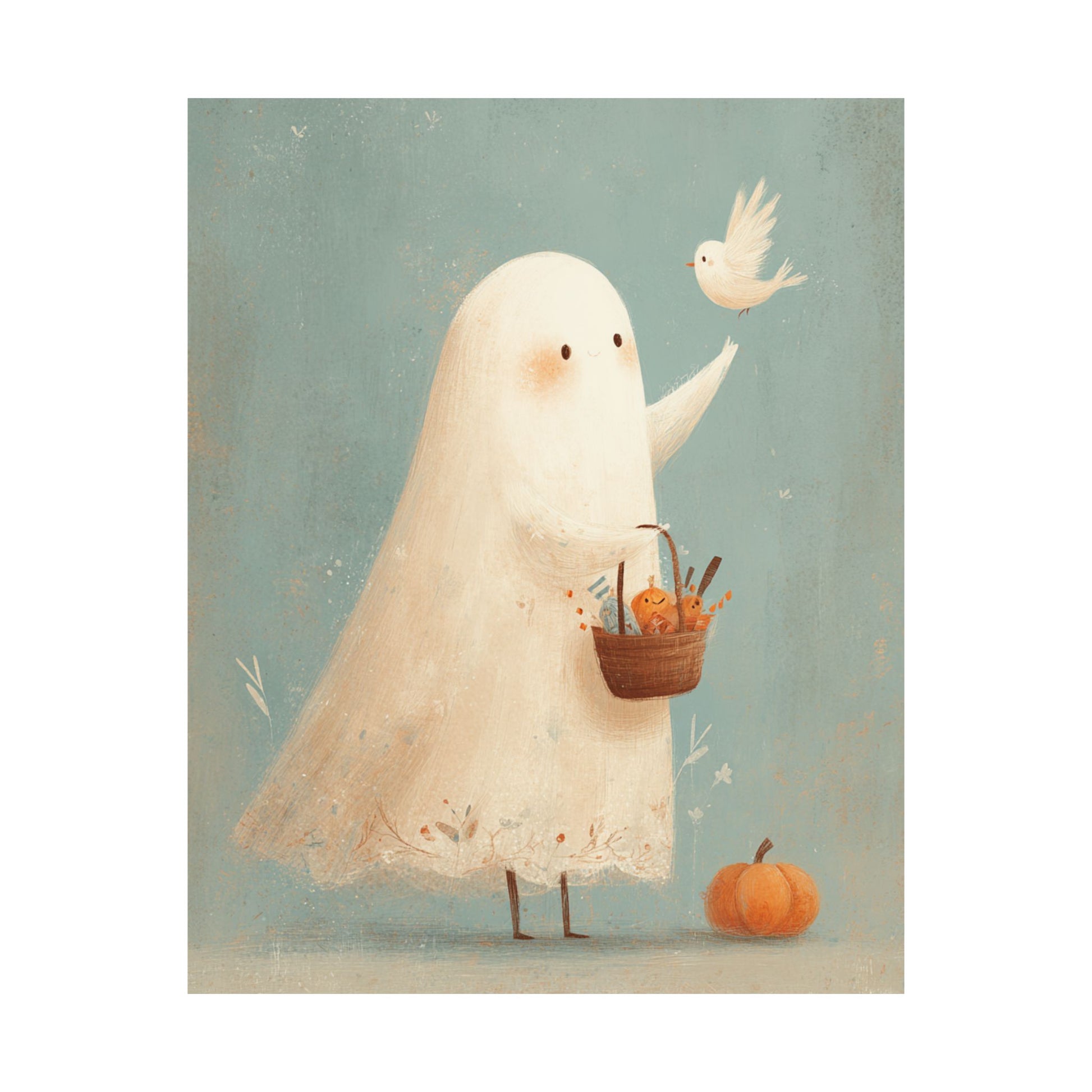 Halloween Matte Poster - Ghost Treats